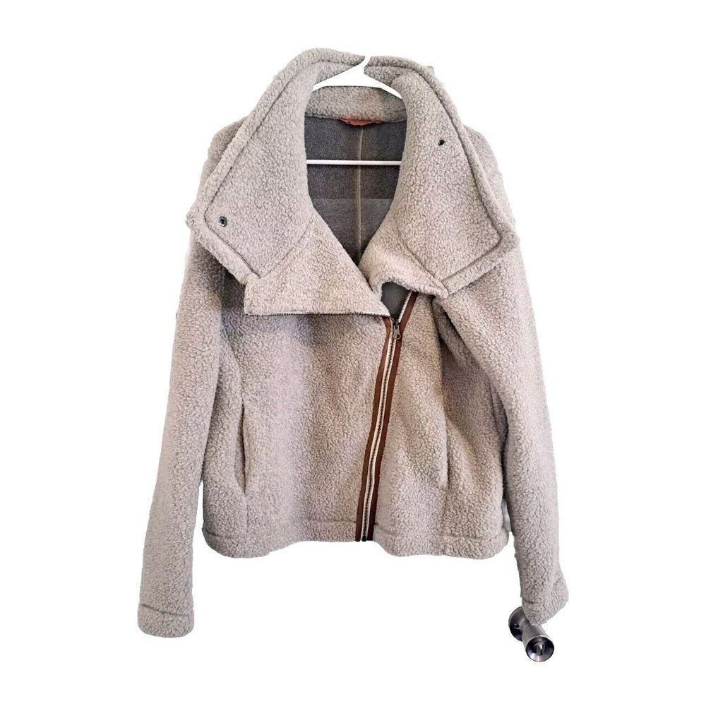Basin + Range‎ Sweater Womens XL Gray Fuzzy Chunky